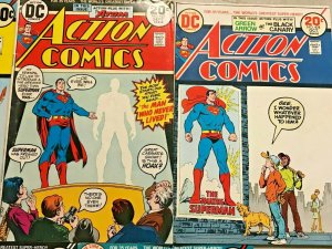 ACTION COMICS#426-430 FN-FN+ LOT 1973 SUPERMAN DC BRONZE AGE COMICS