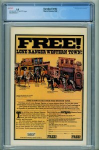 DAREDEVIL #182 CGC 9.8--ELEKTRA--FRANK MILLER--comic book--3826992017