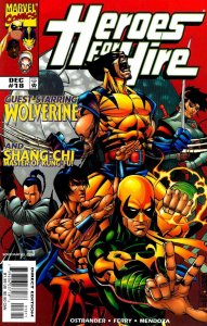 Heroes for Hire #18 VF ; Marvel | Wolverine Shang-Chi