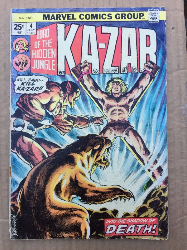 Ka-Zar #4 (1974)