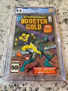 Booster Gold # 1 CGC Graded 9.4 DC Comic Book 1986 1st Appearance JH23