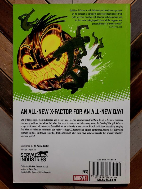 All-New X-Factor TPB Vol. 2 Change of Decay (Marvel 2014) By Peter David