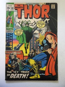 Thor #189 (1971) GD+ Condition ink on bc and interior cover