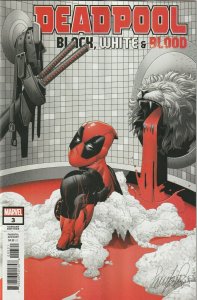 Deadpool Black White & Blood # 3 Variant Cover NM Marvel 2021 [C3]