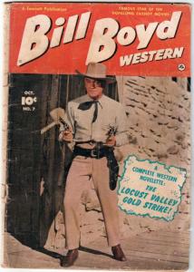 Bill Boyd Western #7 (Oct-50) VG Affordable-Grade Bill Boyd