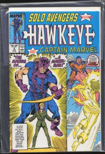 Solo Avengers #2 (1988) Captain Marvel