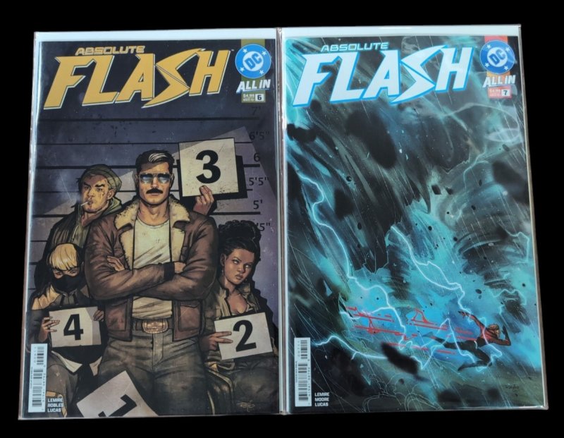 Absolute Flash 2 3 4 5 6 7 8 9 10 Cover A 1st Print Lemire 2025 DC VF/NM
