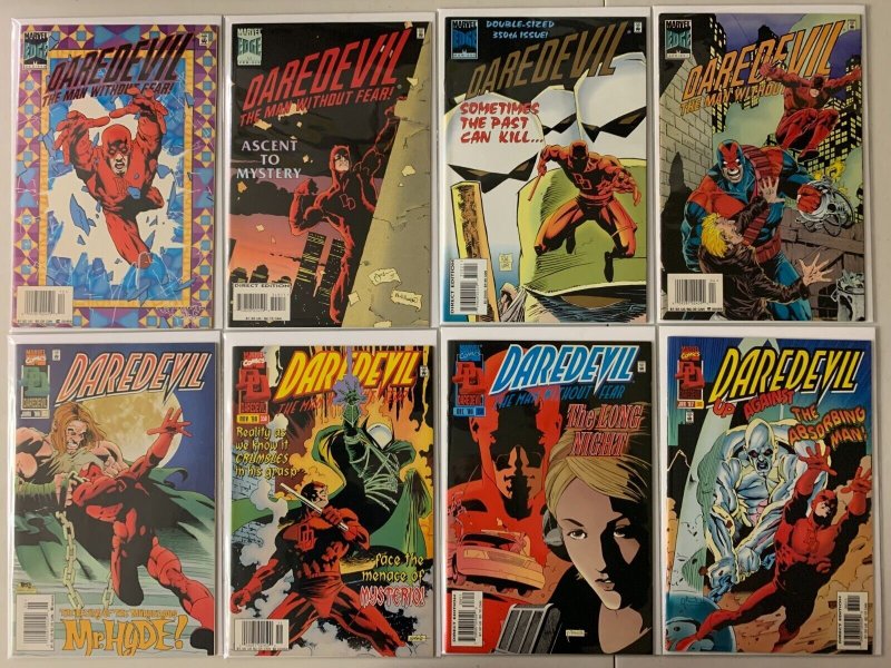 Daredevil 1st series comics lot #321-366 + 1 annual 27 diff avg 6.0 (1993-97)