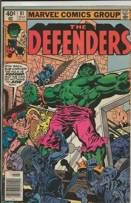 Defenders #81 ORIGINAL Vintage 1980 Marvel Comics
