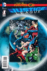 DC Comics New 52 Futures End Justice League #1 3D Motion Variant Cover