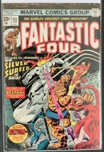 Fantastic Four #155 (1975, Marvel) Silver Surfer Appearance. FN