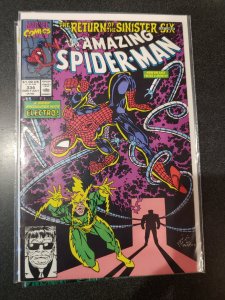 THE AMAZING SPIDER-MAN #334 (1990) MARVEL COMICS RETURN OF THE SINISTER SIX Pt 1