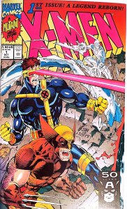 X-Men #1 Wolverine and Cyclops Cover (1991)