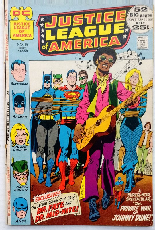 Justice League of America #95 (VG, 1971), Origin of Dr. Mid-Nite