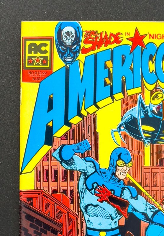 Americomics #3 (1983) - [KEY] Blue Beetle (Garret) vs. Blue Beetle (Kord)! - NM!