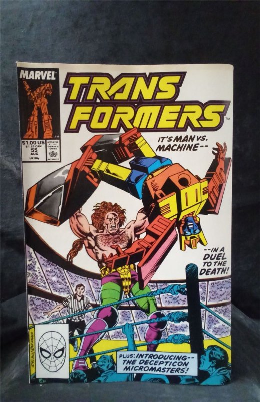 The Transformers #55 Direct Edition 1989 Marvel Comics Comic Book