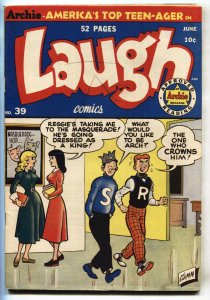 Laugh #39 1950- Archie- Betty- Veronica-comic book Fine