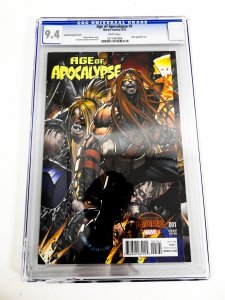 Age of Apocalypse #1 Gatefold Variant (2015) CGC 9.4! Slab broken at bottom