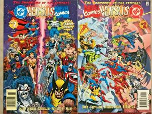 DC VERSUS MARVEL#1-4 NM LOT 1996 THANOS VS DARKSIED DC/MARVEL COMICS