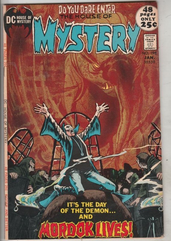 House of Mystery #198 (Jan-72) FN/VF Mid-High-Grade Cain