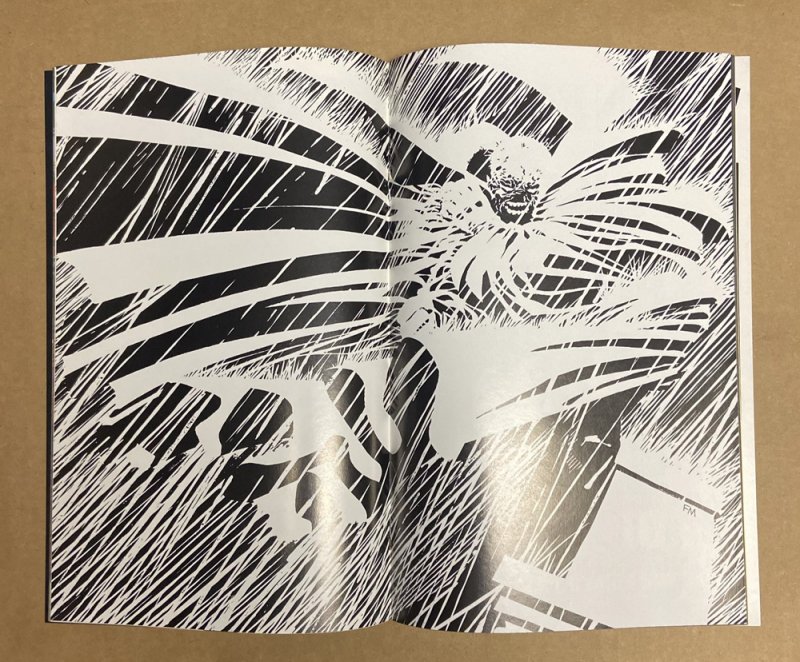 Spawn #8 ( 7.5 VFN- ) Alan Moore / Frank Miller Poster / 1993