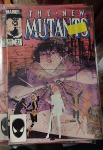 NEW MUTANTS  # 31 1986  marvel DISNEY karma Bill Sienkiewicz cover karma limbo