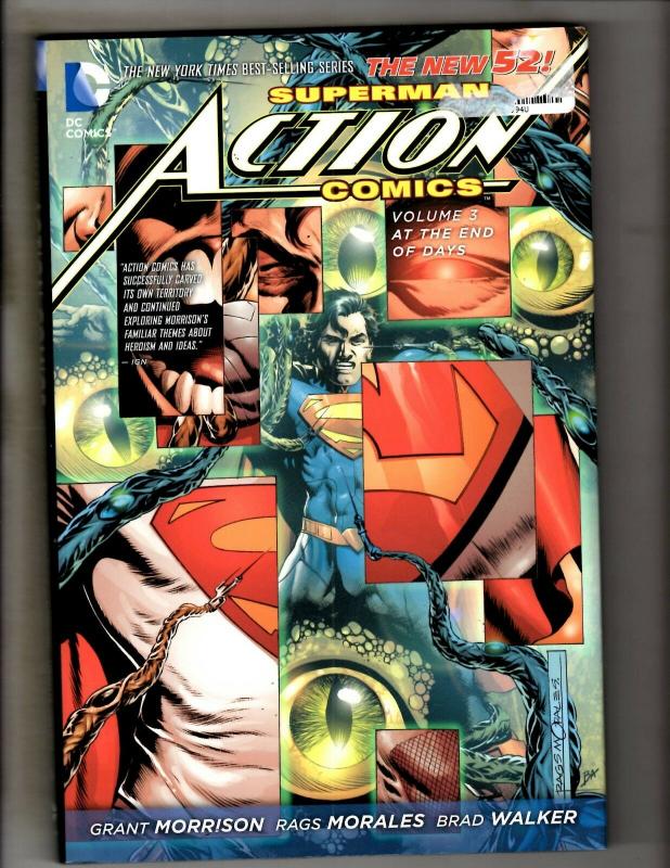 Superman Action Comics Vol. # 3 End DC Comics Graphic Novel Book HARDCOVER J346