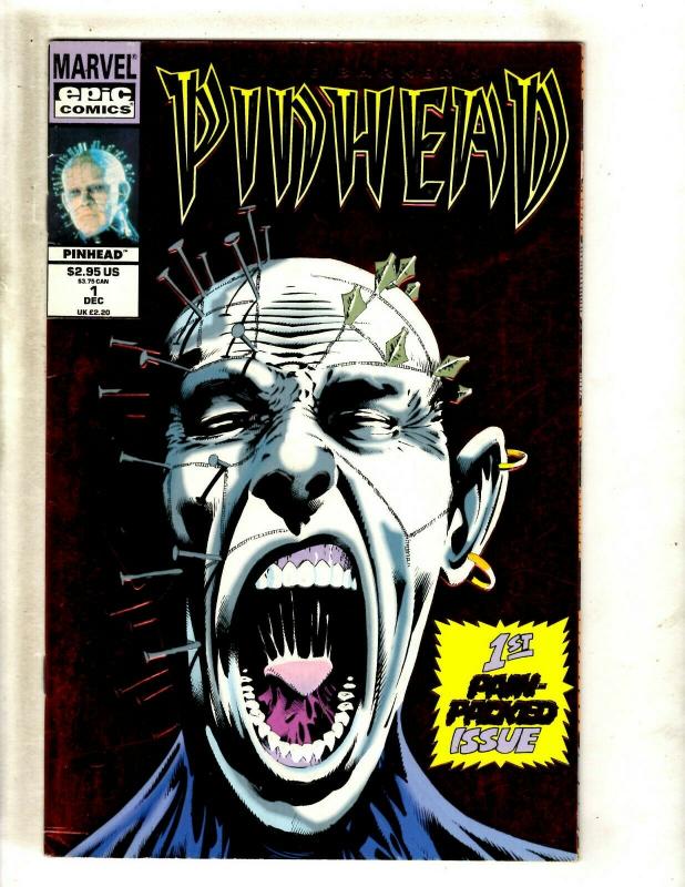 Pinhead # 1 VF Marvel Epic Comic Book Clive Barker SIGNED By Doug Bradley J371