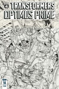 Optimus Prime #14 Cvr C Artist Ed Griffith Idw Publishing Comic Book