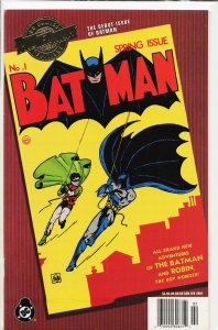 Batman #1 Millennium Edition Cover (2001) Batman and Robin [Key Issue]