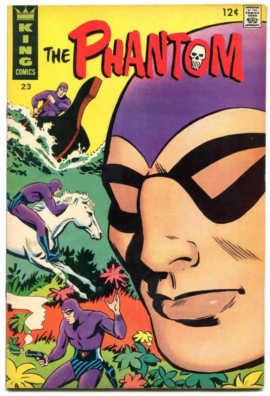 THE PHANTOM #23 1967-KING COMICS-HORSE COVER-ELUSIVE VF