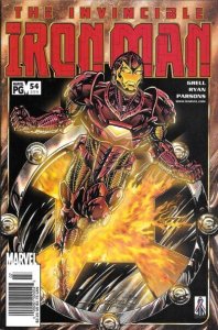 Iron Man, The Invincible #399 (54) Marvel Comics Newsstand 07/02 (VFNM 9.0)