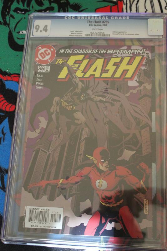 The Flash #205 CGC 9.4 Volume 2 2004 White pgs