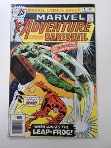 Marvel Adventure #4  (1976) Awesome Daredevil Action! VF+ Condition!