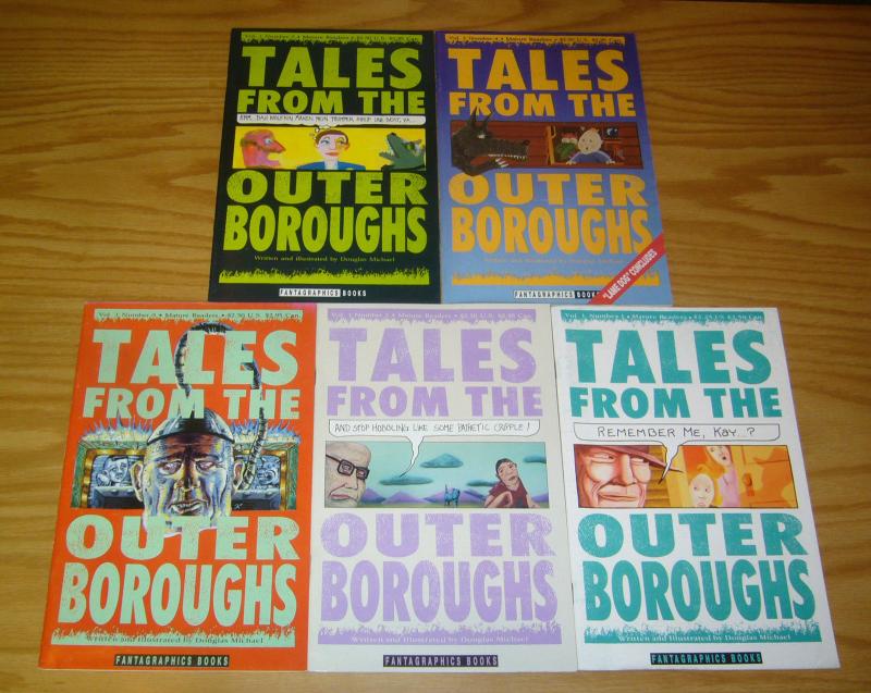 Tales From the Outer Boroughs #1-5 VF/NM complete series - douglas michael 2 3 4