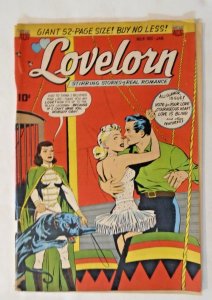 Lovelorn (1950, ACG) #9g; Tigers! Acid in Face!