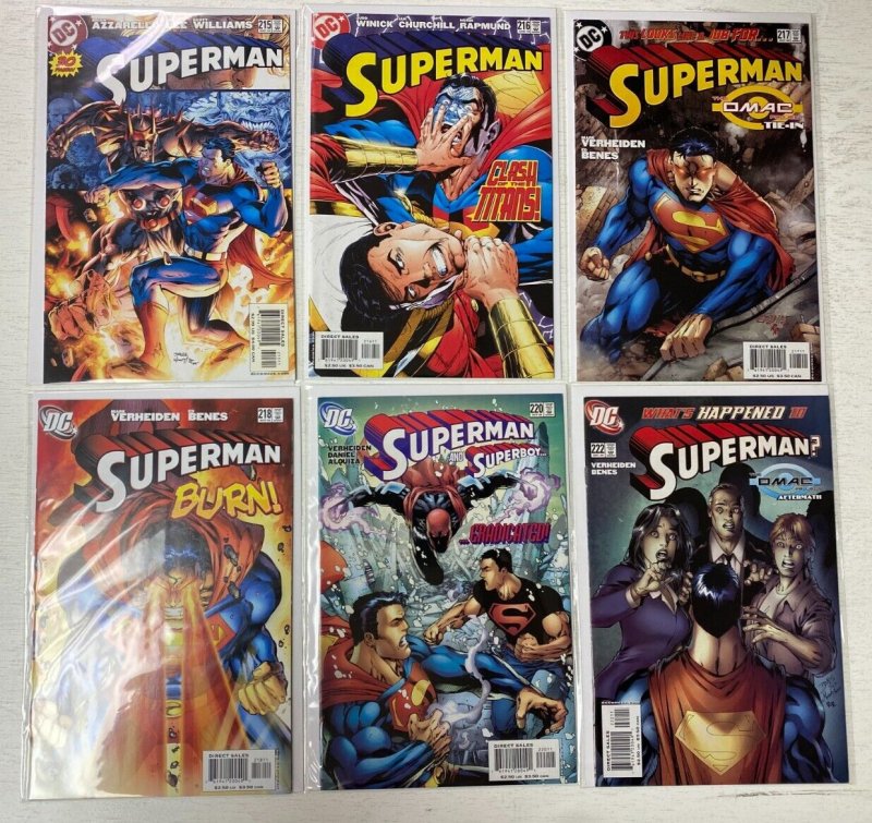 Superman lot #175-222 (2nd series) 22 diff 8.0 VF (2001-05)