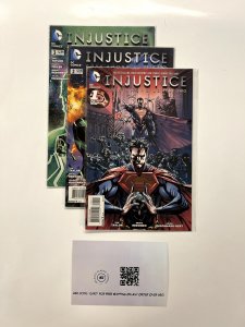 3 Injustice DC Comic Books# 1 2 3 Batman Superman Flash Robin 70 JS14