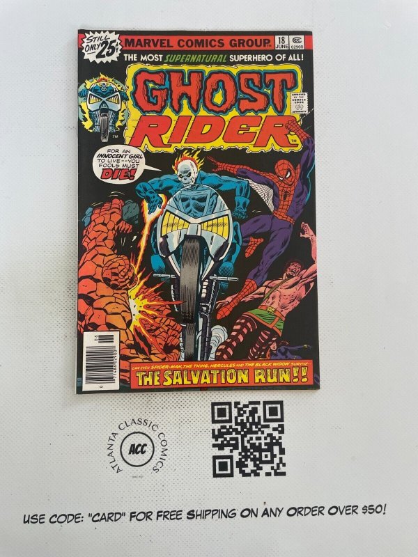 Ghost Rider # 18 VF/NM Marvel Comic Book Johnny Blaze Avengers X-Men Hulk 3 SM13