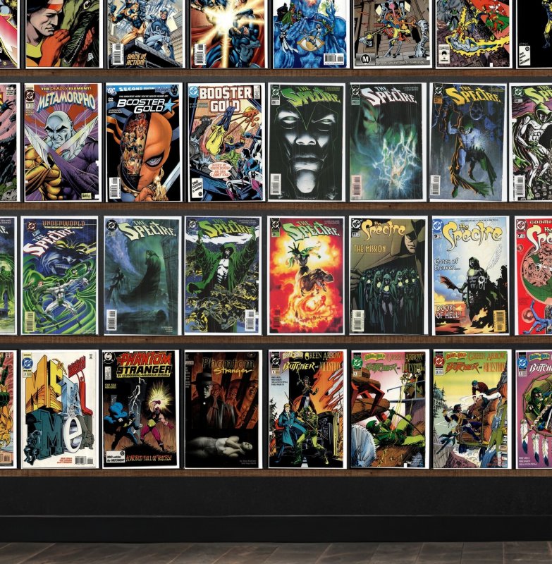 Huge Lot 150+ Comics with Booster Gold, The Spectre, Blue Devil & More!