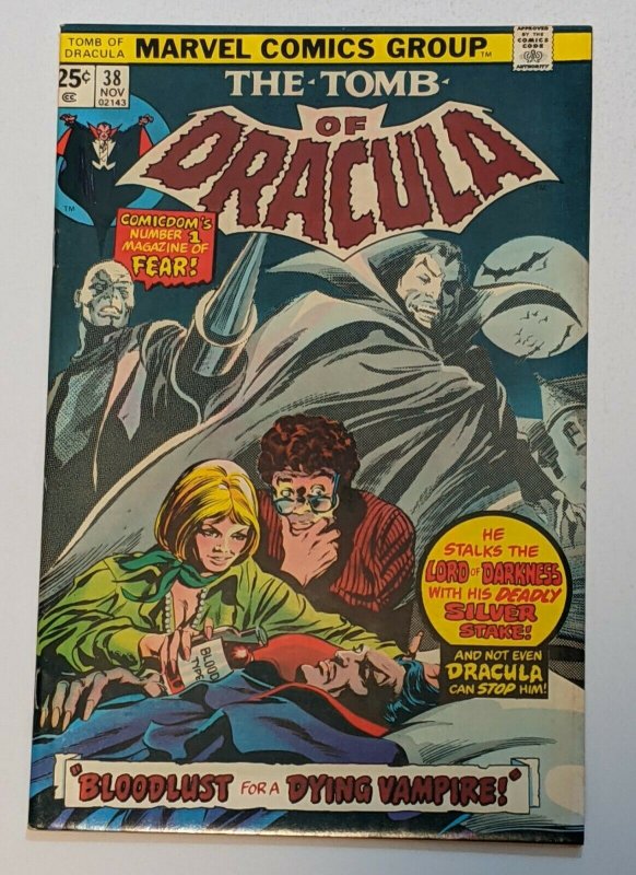 Tomb Of Dracula #38 (Nov 1975, Marvel) VF- 7.5 Gene Colan and Tom Palmer cover 