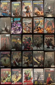 Group Lot of 25 Comics (See Details) Wonder Woman, Deadpool, Justice League