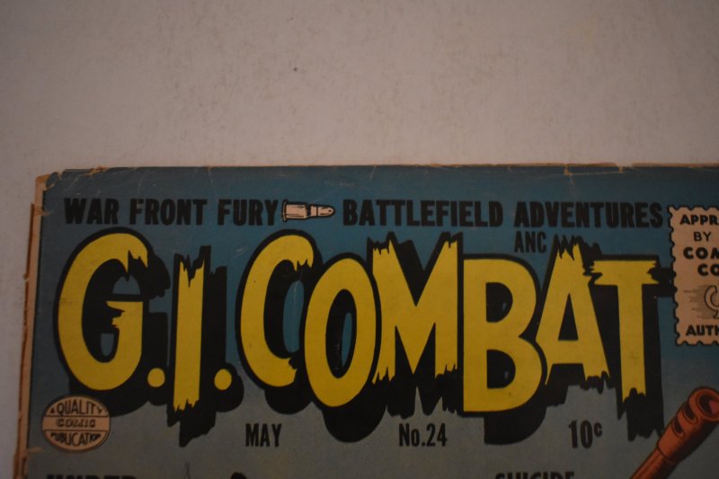 G.I. Combat #24 (1955) GD- 1.8 Comic Book