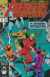 Avengers West Coast #67 FN ; Marvel | Reaper and the Robot 3