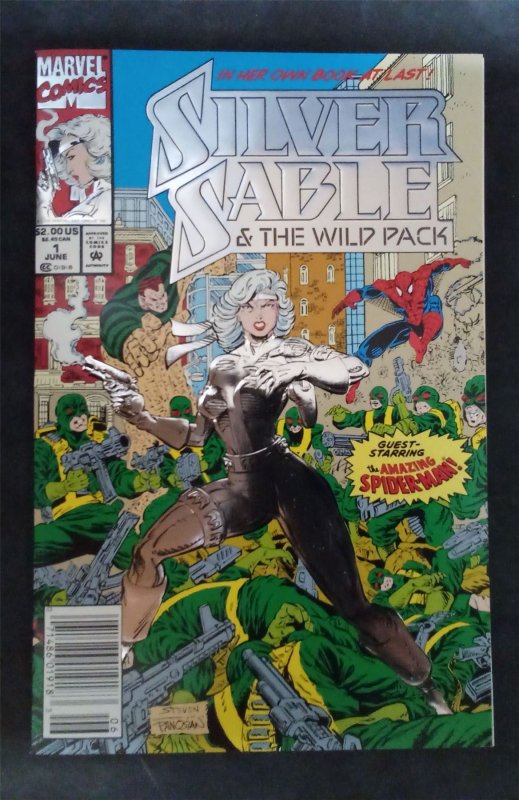 Silver Sable and the Wild Pack #1 1992 Marvel Comics Comic Book