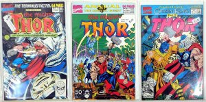 The Mighty Thor Annual Lot of 3 #15, 16, 17 (1990) Marvel Comics 1st Print