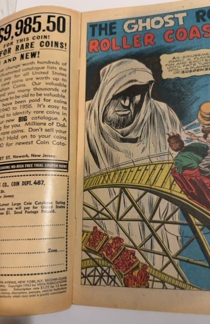 Tales Of Suspense #30  The Ghost Rode a Roller Coaster! Jack Kirby Art