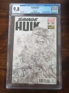 Savage Hulk 1 CGC 9.8 Alex Ross 1:300 ratio variant