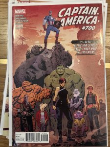 Captain America #695-700 LOT Samnee & Waid Marvel High Grade First Print