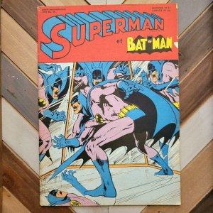 Superman et Batman #28 VG 4.0 (Belgium 1970) Rare/Scarce FRENCH Full Color Comic